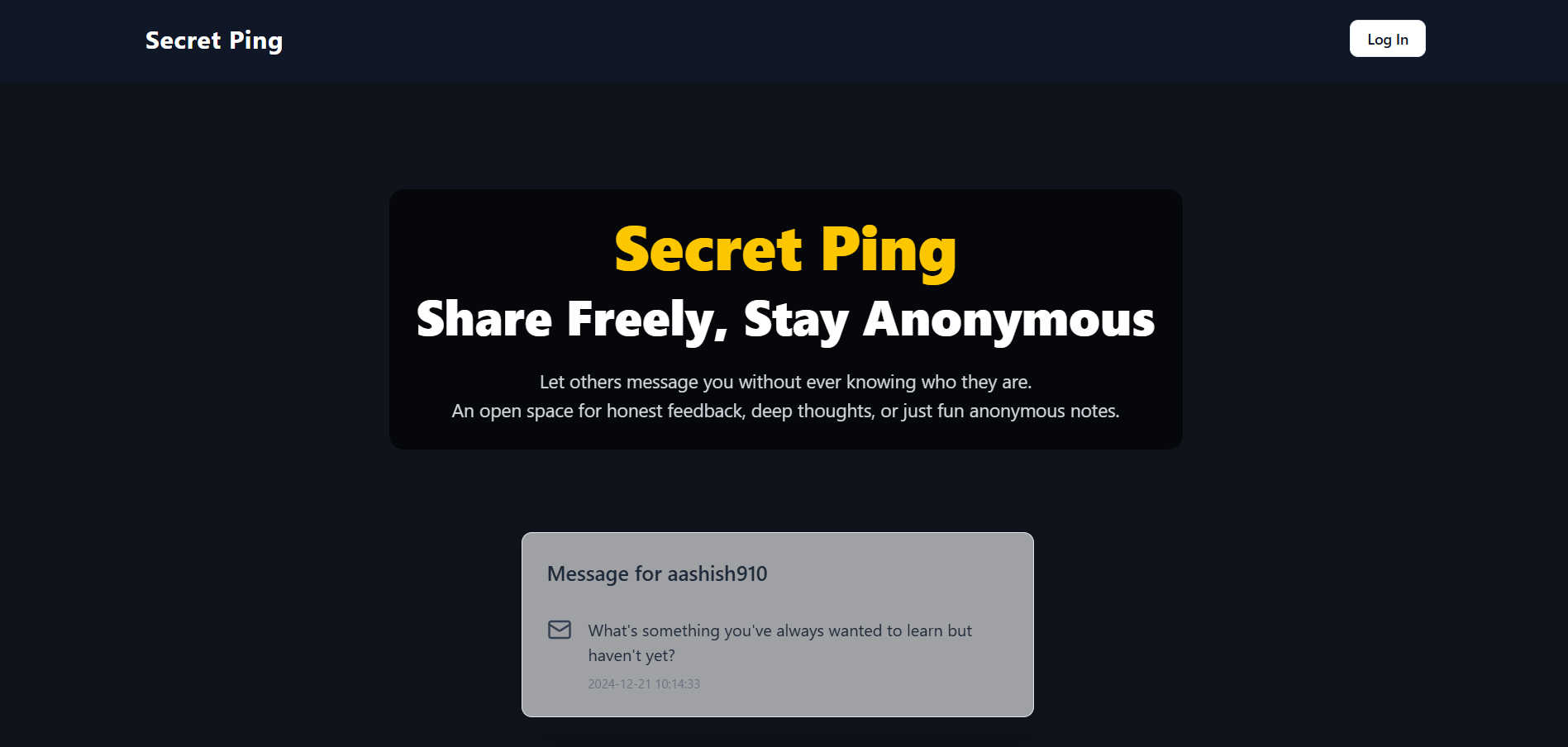 SecretPing